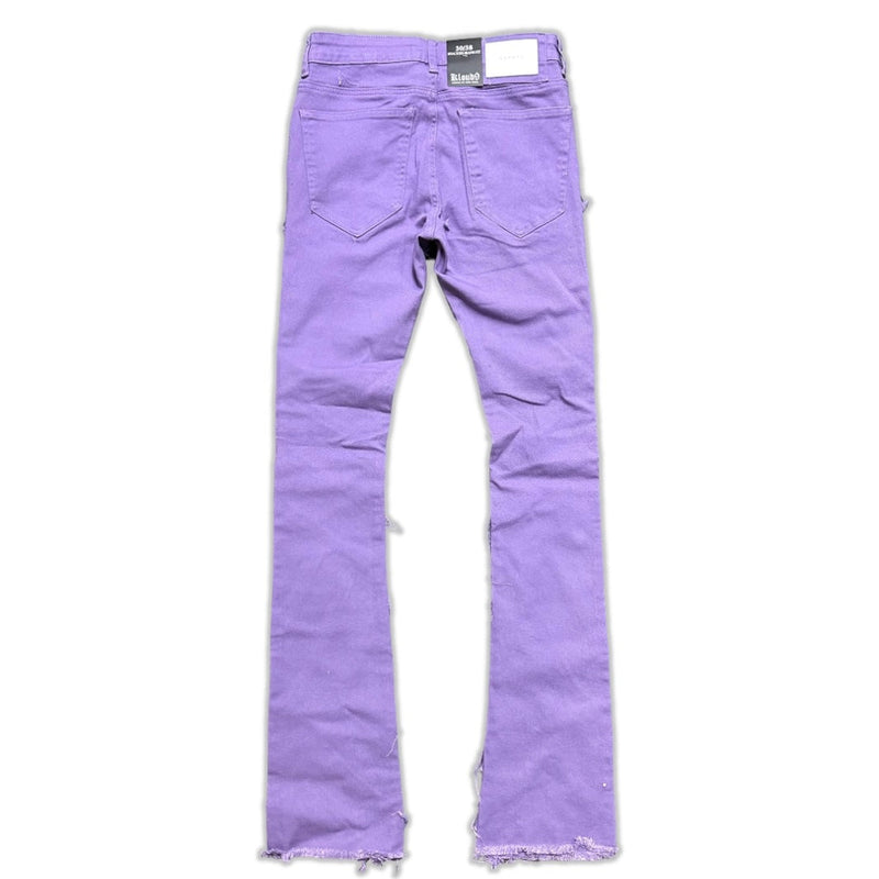 Kloud9 (purple flare skinny stacked jean)