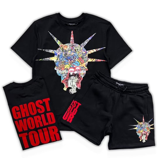 Roku Studio (Black "Ghost world tour short Set)