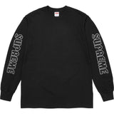 Supreme X Spitfire L/S Tee Black/White