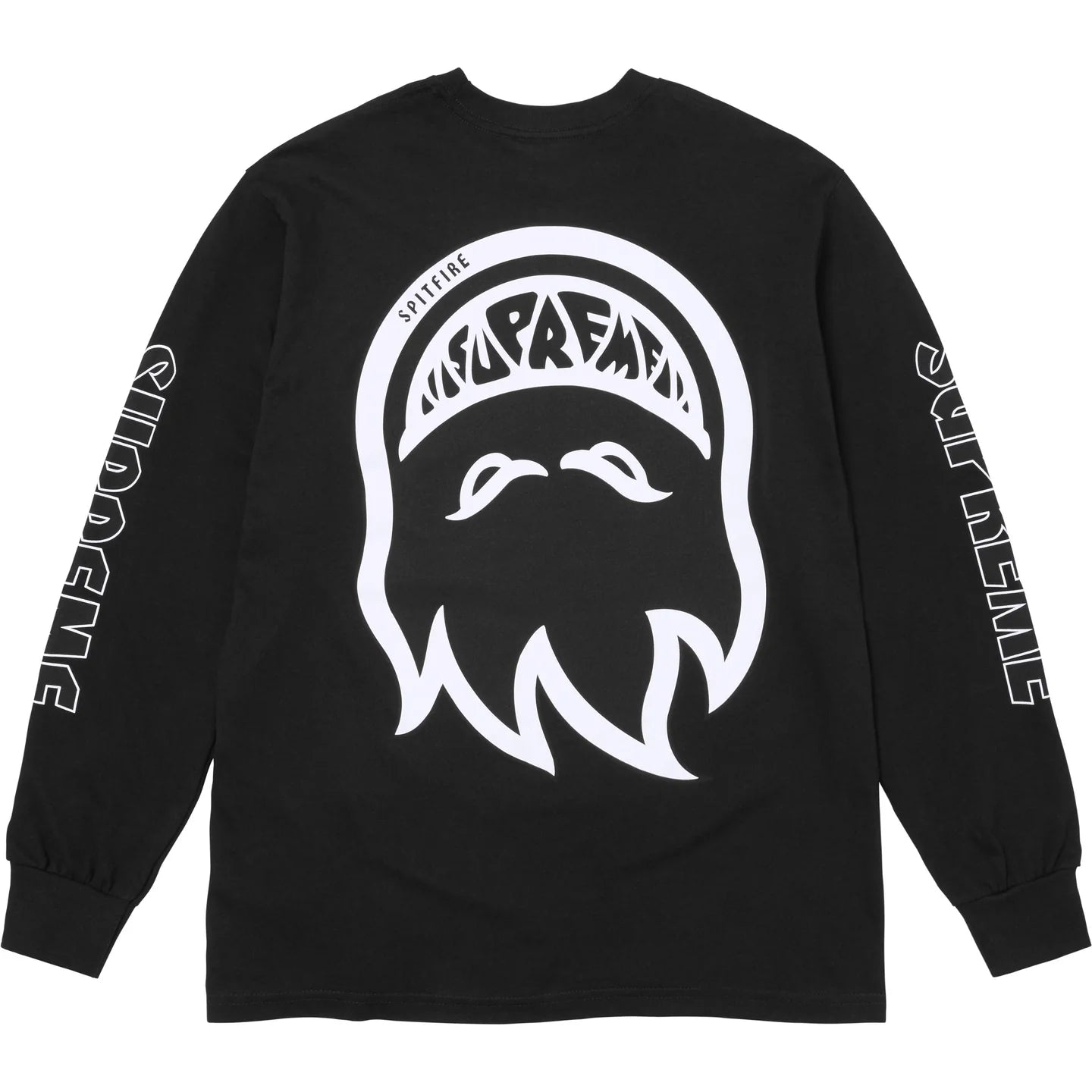 Supreme X Spitfire L/S Tee Black/White