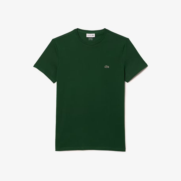 Lacoste (Men's Crew Neck Pima Cotton Jersey Green-132 T-Shirt)