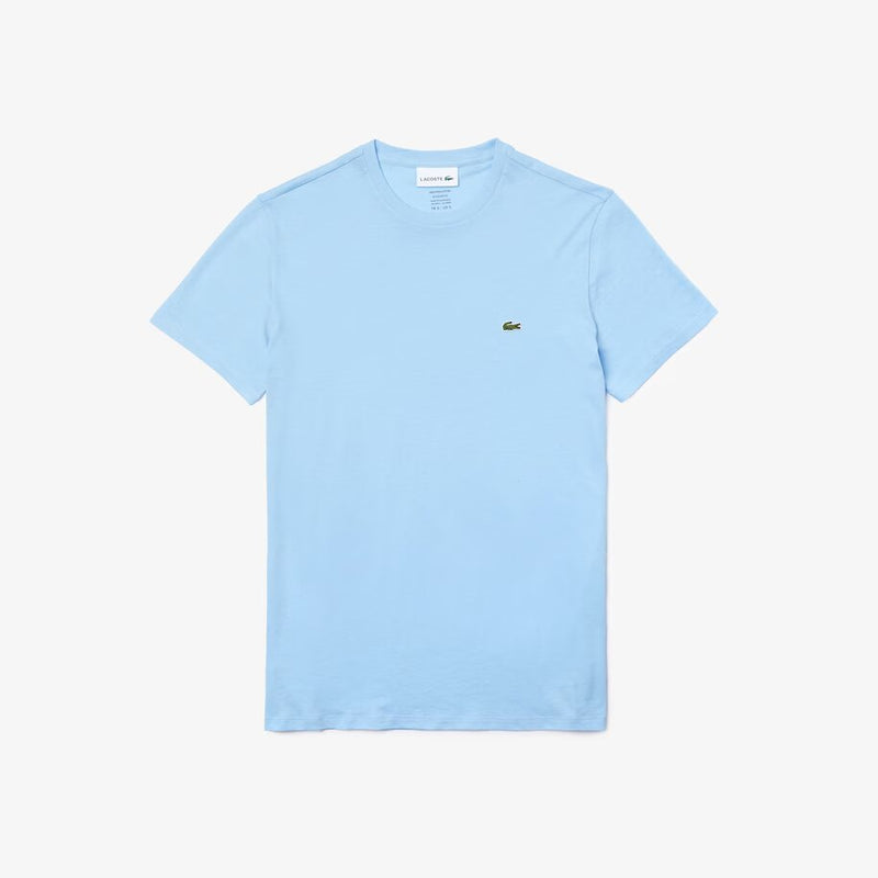 Lacoste (Men's Crew Neck Pima Cotton Jersey Blue T-Shirt)