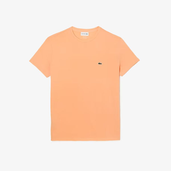 Lacoste (Men's Crew Neck Pima Cotton Jersey Light orange T-Shirt)z