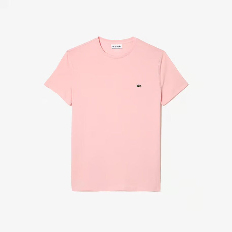 Lacoste (Men's Crew Neck Pima Cotton Jersey Pink T-Shirt)