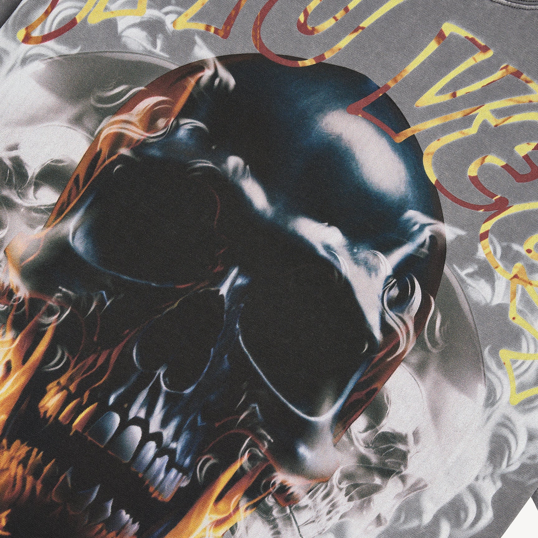 Si Tu Veux Denim Le Monde Graphic T-Shirt – Charcoal Gray Wash