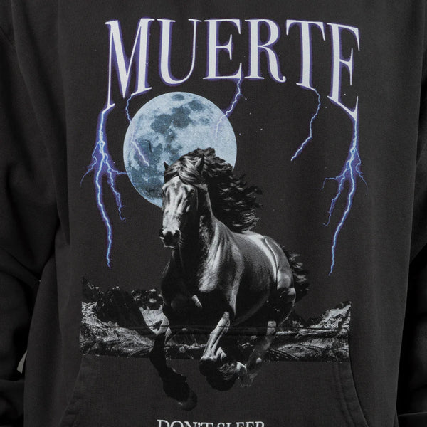 Hasta Muerte (Shadow  "Black Horse" Hoodie)