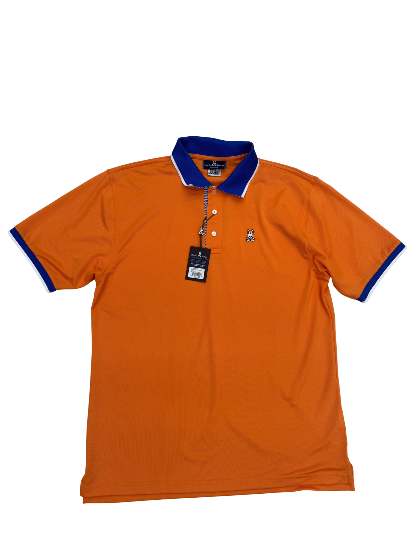 Psycho Bunny Men’s Keller Sports Polo Mojave Orange