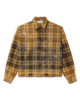 Vale Forever Chocolate Flannel Gold