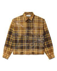 Vale Forever Chocolate Flannel Gold