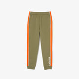 Lacoste kids khaki green/ orange jogging set