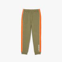Lacoste kids khaki green/ orange jogging set