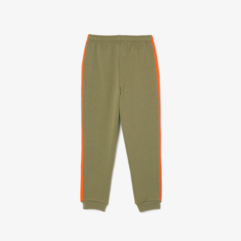 Lacoste kids khaki green/ orange jogging set