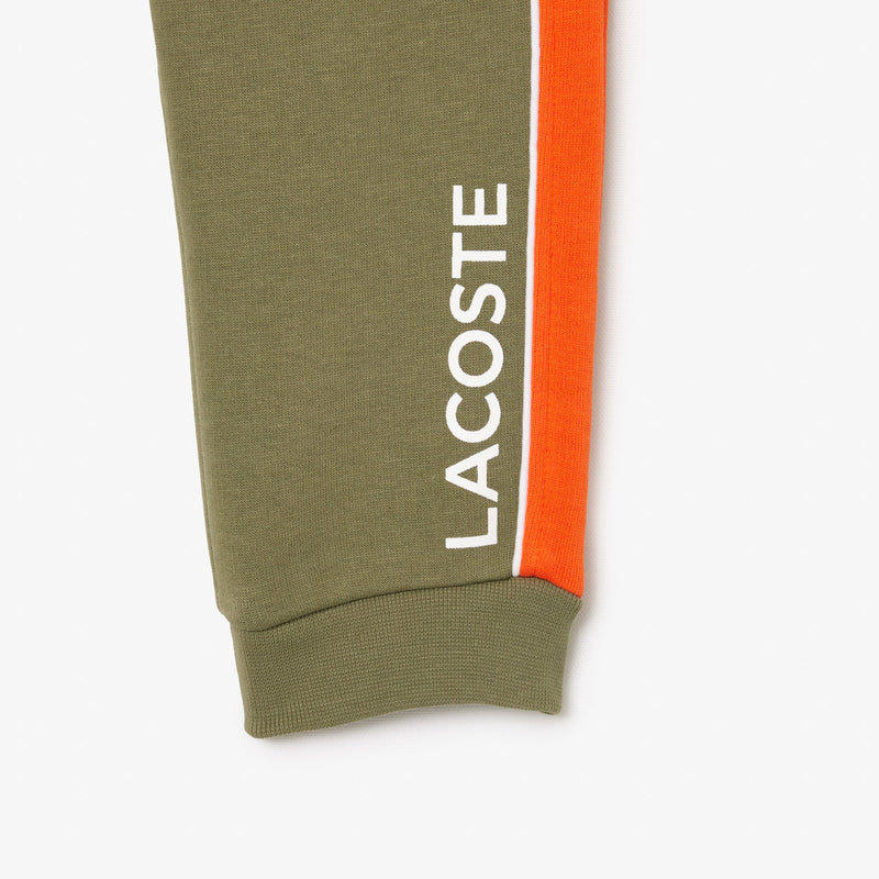 Lacoste kids khaki green/ orange jogging set