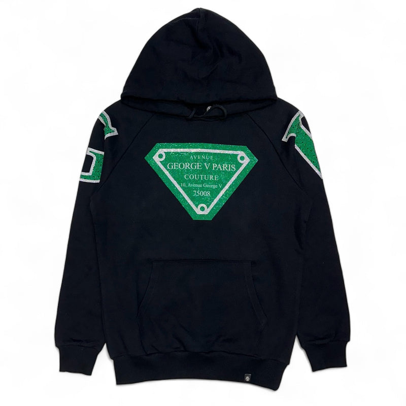 Avenue George (Black/green hoodie)