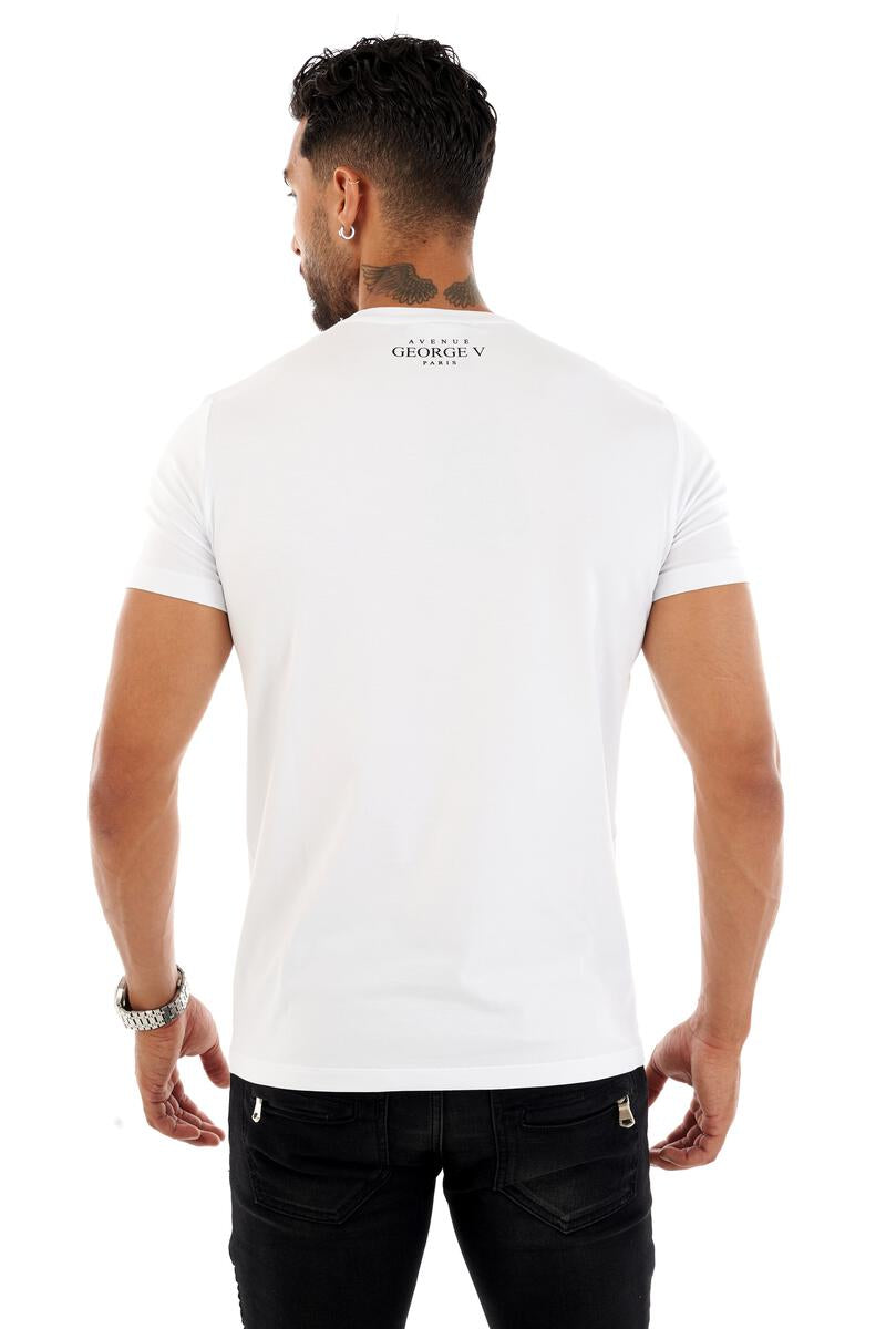 Avenue George (White/Silver "GV" T-Shirt)