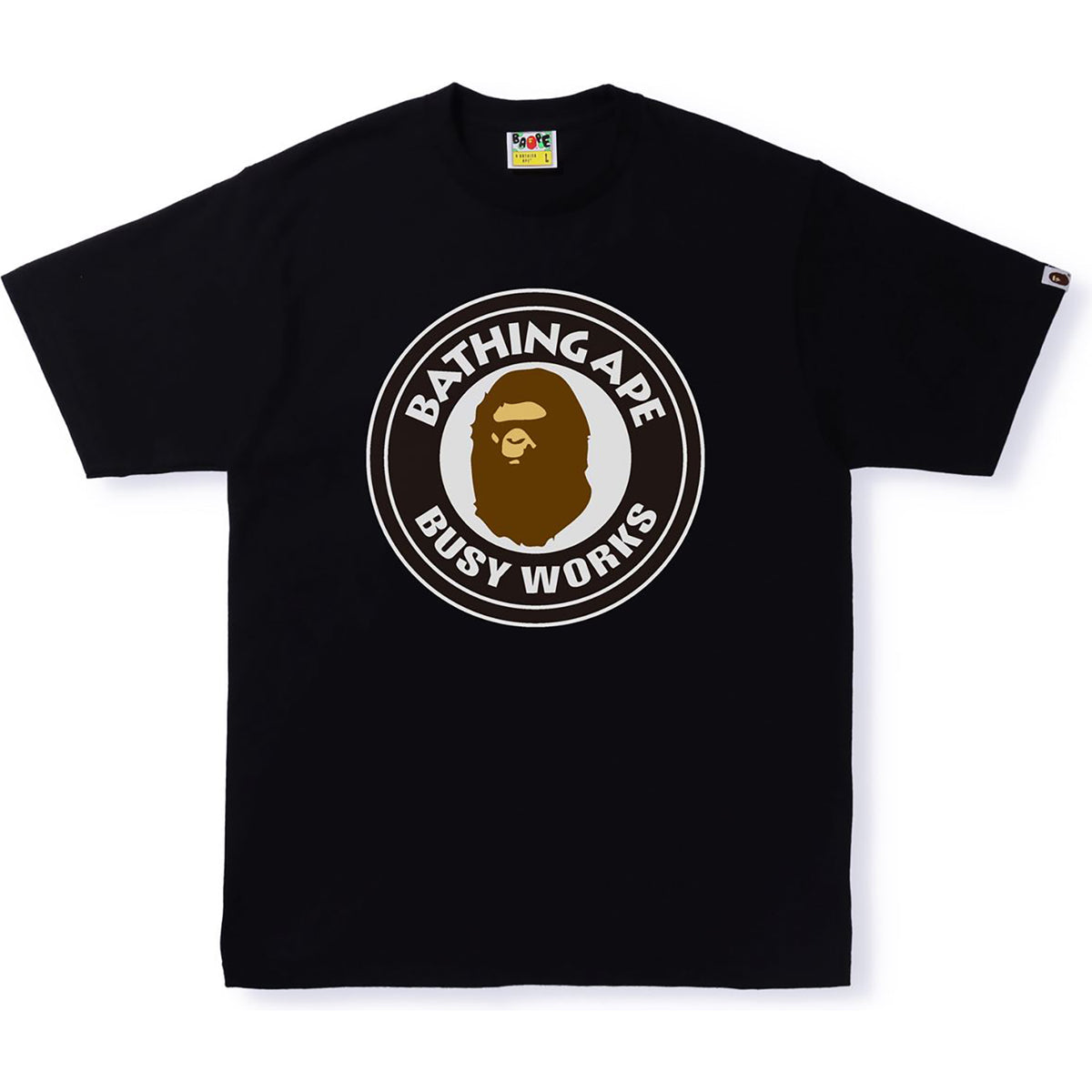 Bape Men's Black busy work tee