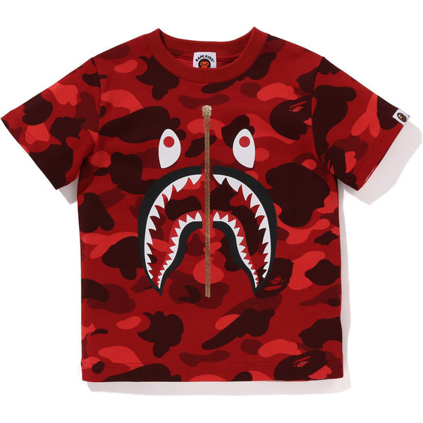 Bape (Men's Red Color Camo Shark Tee)