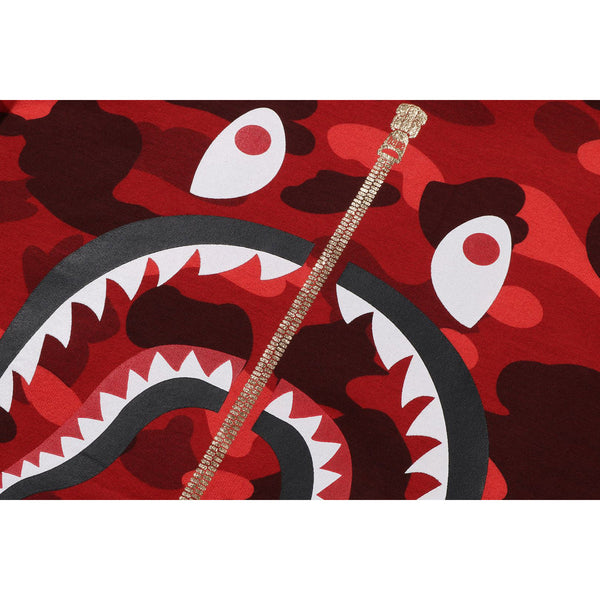 Bape (Men's Red Color Camo Shark Tee)