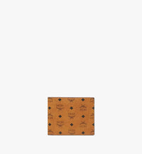 MCM Bifold Wallet in Visetos Original Cognac