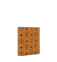 MCM Bifold Wallet in Visetos Original Cognac