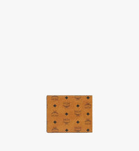 MCM Bifold Wallet in Visetos Original Cognac