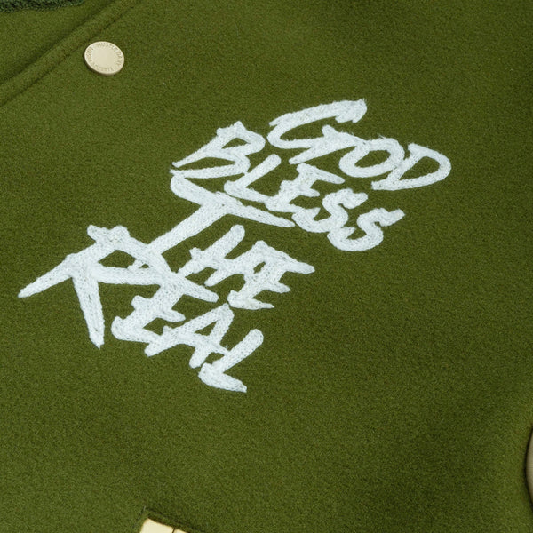 Hasta Muerte (Army Bless The Real Letterman Varsity Jacket)