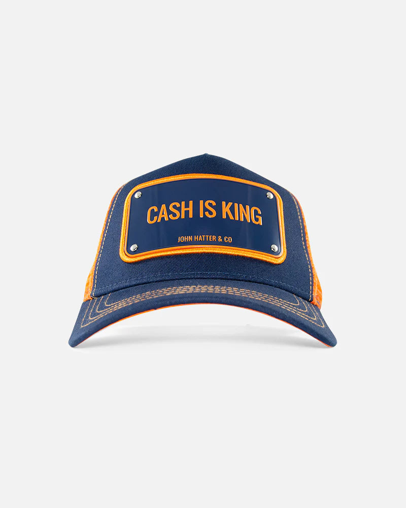 John hatter & CO (navy "cash is king hat)