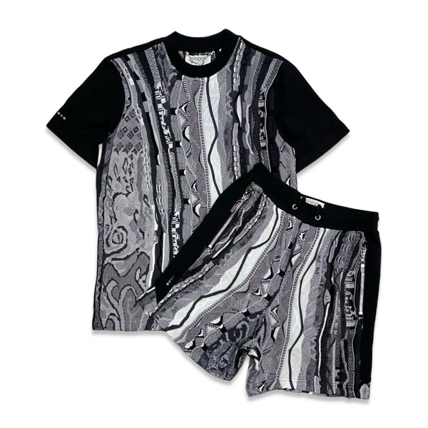 Coogi Australia (Black on Grey Short Set)