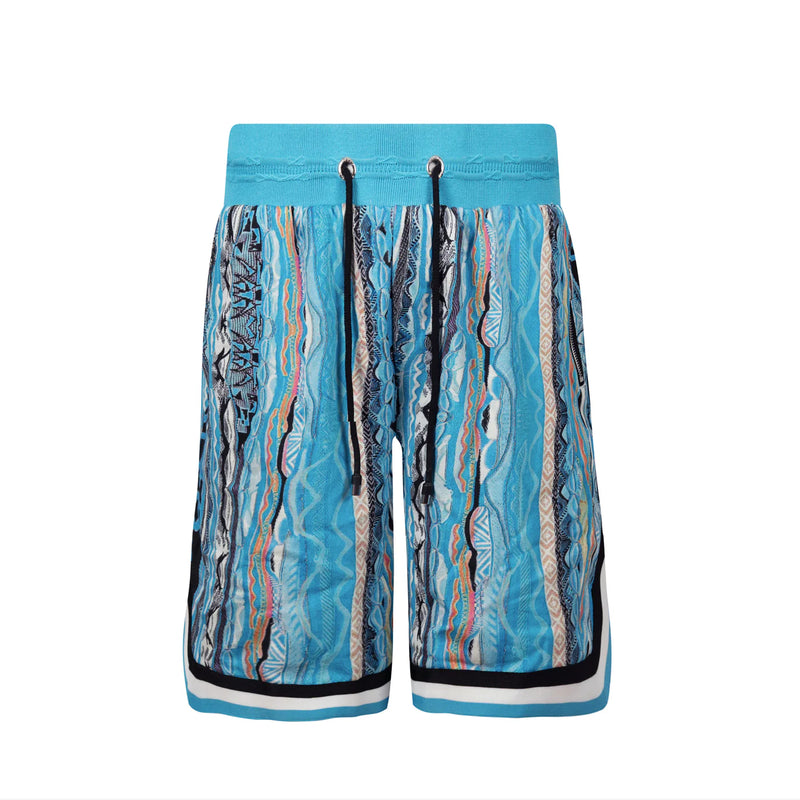 Coogi Australia (blue bondi oversized tee printed cotton short set)