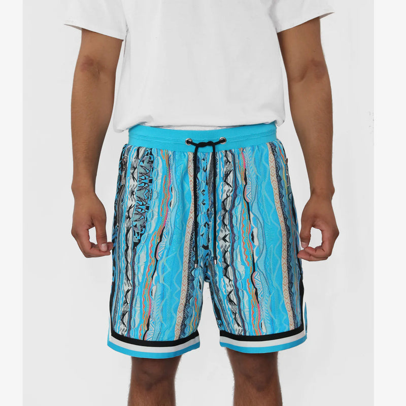 Coogi Australia (blue bondi oversized tee printed cotton short set)