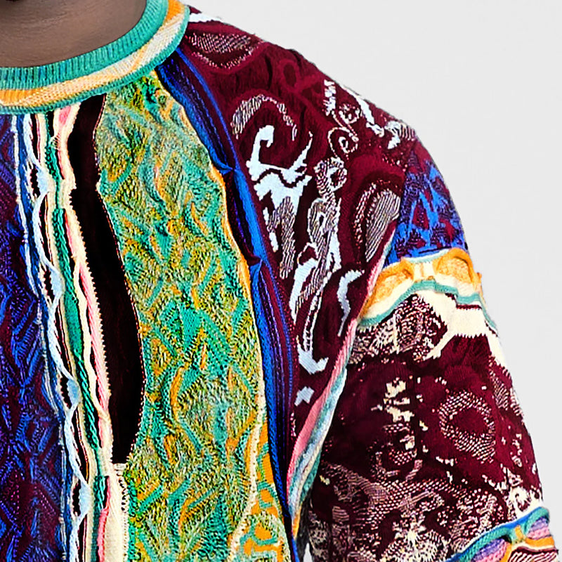 Coogi australia (Multi-color southport crewneck sweater)