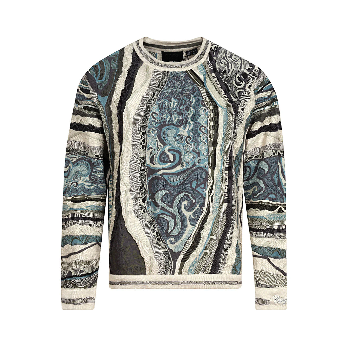 Coogi Australia multi Noir Classic crewneck sweater