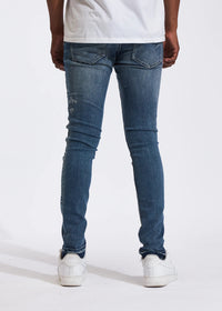 Crysp denim (atlantic indigio stitch jean -208)