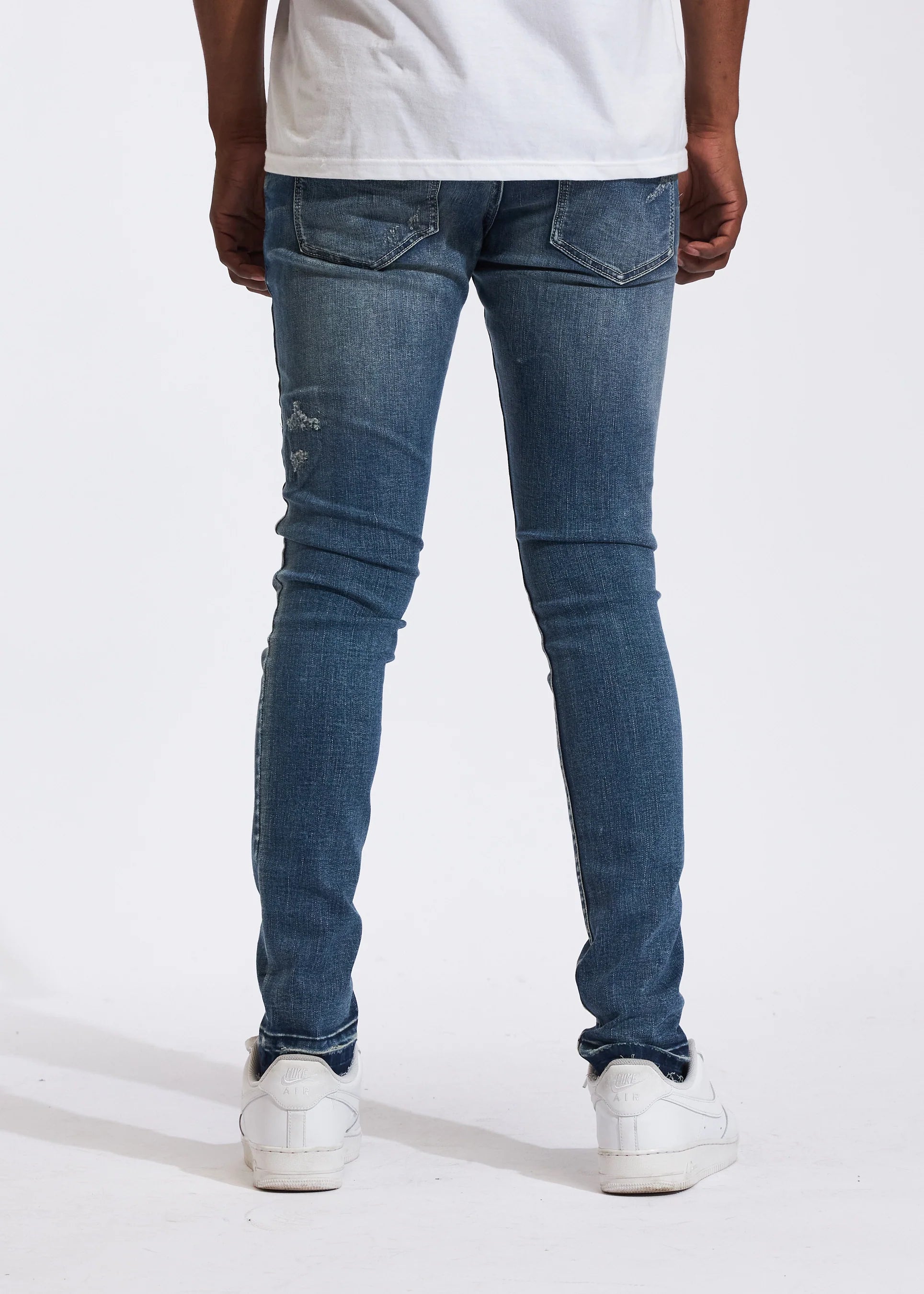 Crysp denim (atlantic indigio stitch jean -208)