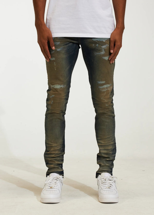 crysp denim (atlantic oil wash jean -207)