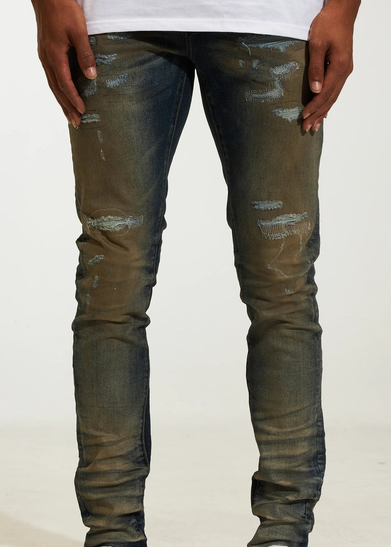 crysp denim (atlantic oil wash jean -207)