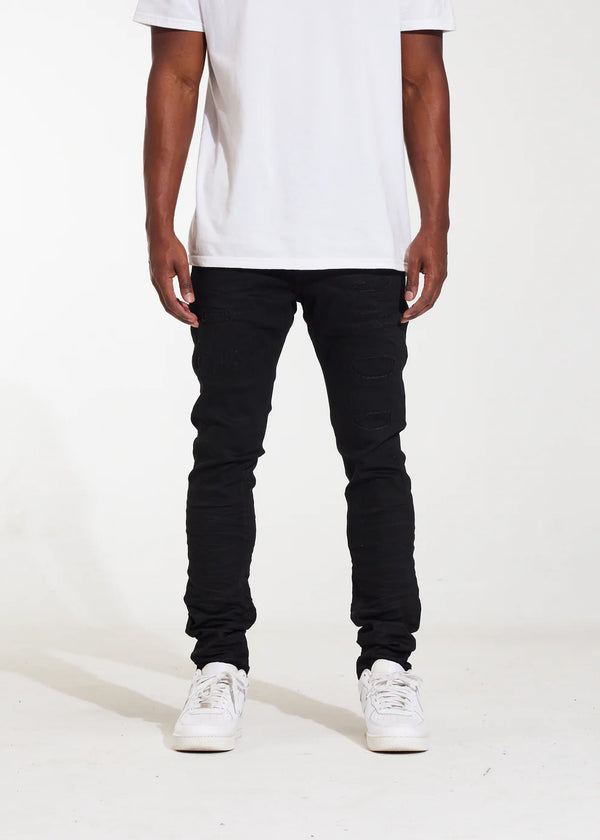 Crysp denim (Black atlantic denim jean -022)