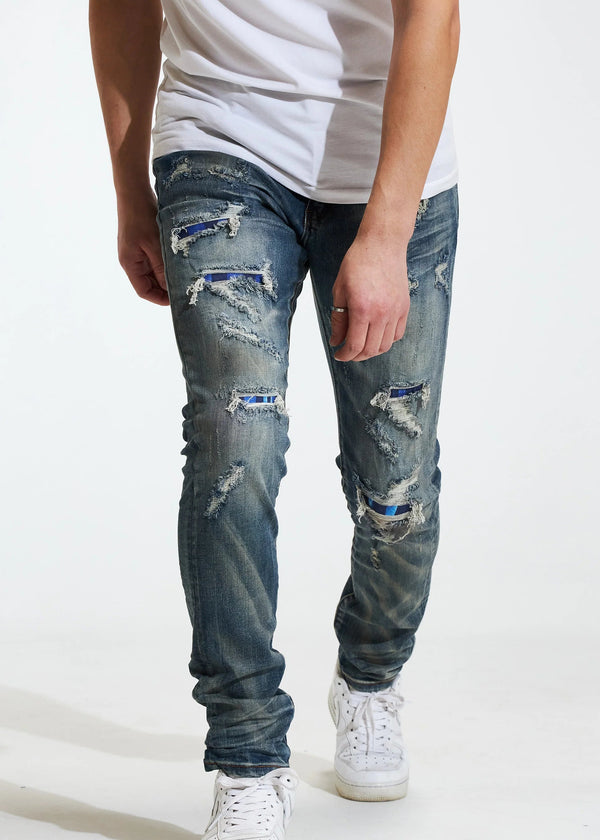 Crysp denim (blue wash scan jean -14)