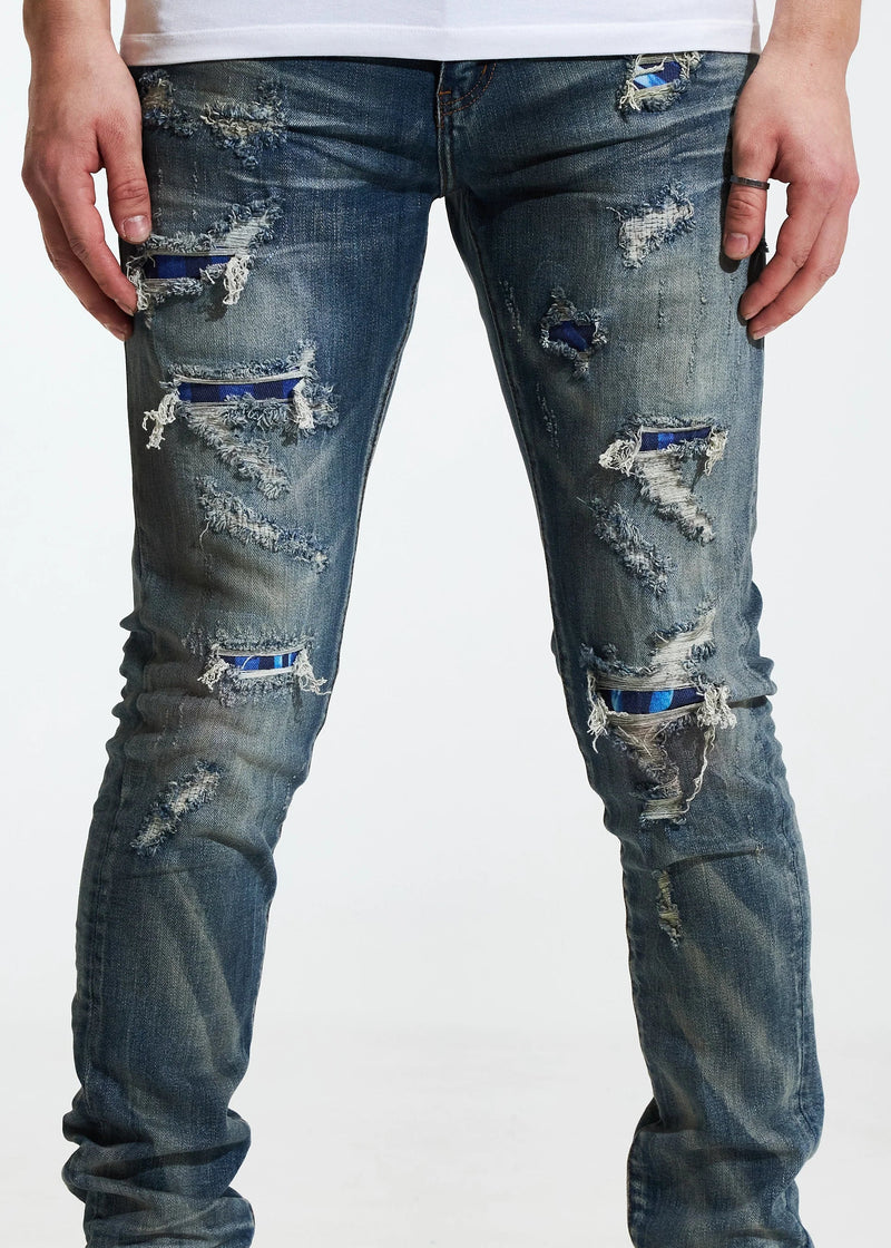 Crysp denim (blue wash scan jean -14)