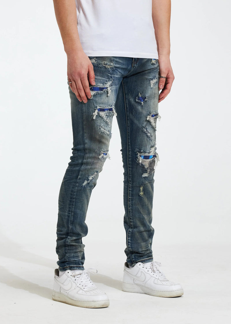 Crysp denim (blue wash scan jean -14)