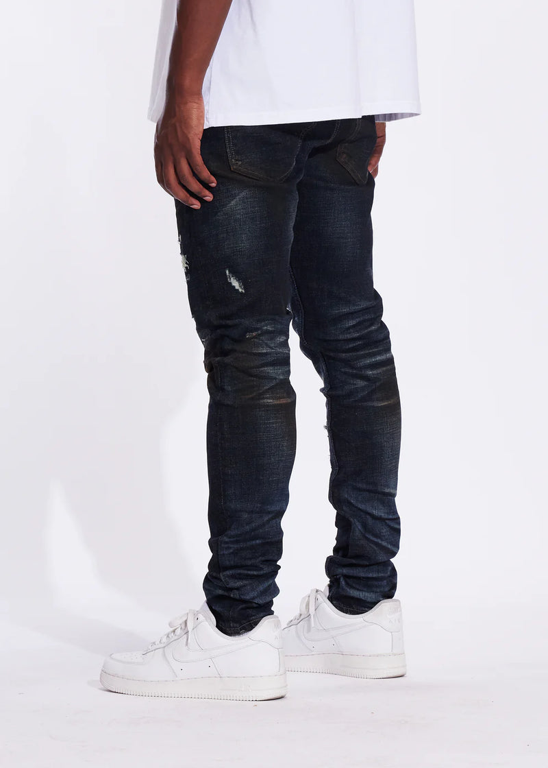 Crysp denim (Deep indigo atlantic denim jean  -122)