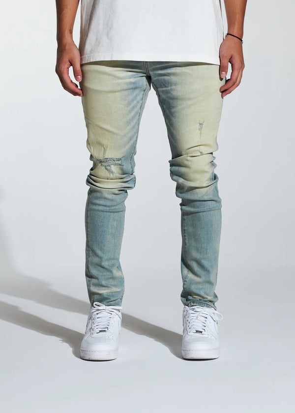 Crysp denim (light sand atlantic cut jean -27)