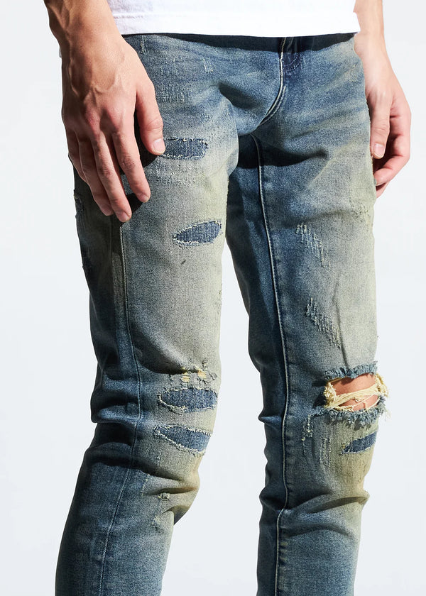 Crysp denim (Light Sand Atlantic Wash Jean -103)