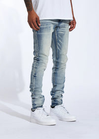 Crysp Denim (Light Stone Sky Wash Denim Jean -015)