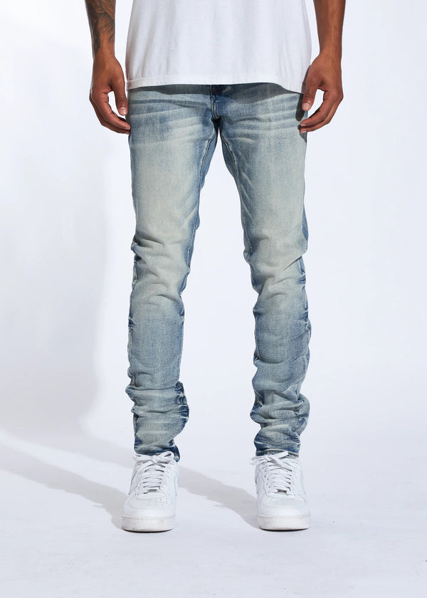 Crysp Denim (Light Stone Sky Wash Denim Jean -015)