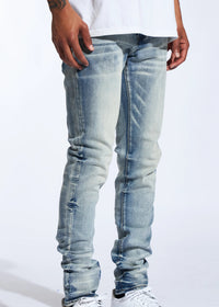 Crysp Denim (Light Stone Sky Wash Denim Jean -015)