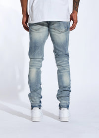Crysp Denim (Light Stone Sky Wash Denim Jean -015)