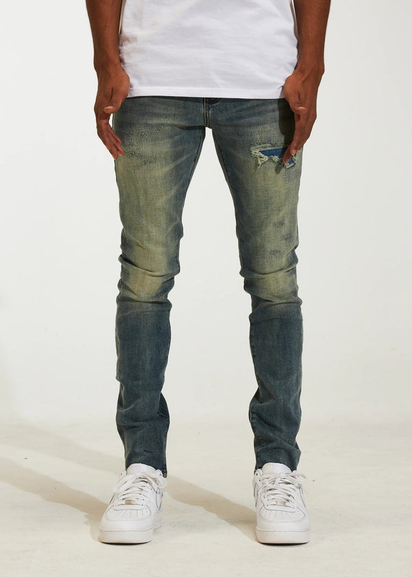 crysp denim (sand stitch atlantic jean -205)