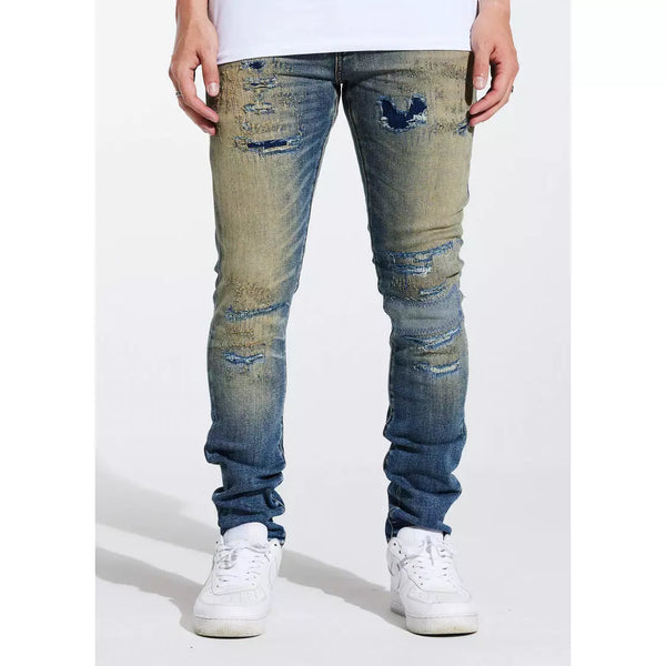 Crysp denim (Sand Wash Atlantic Denim Jeans -121)