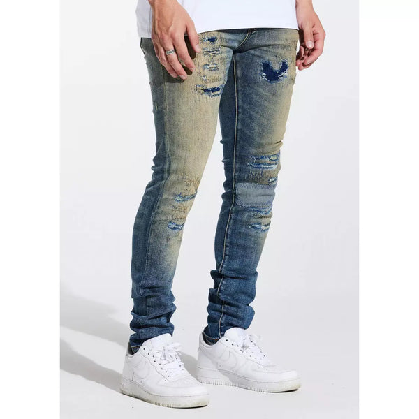 Crysp denim (Sand Wash Atlantic Denim Jeans -121)